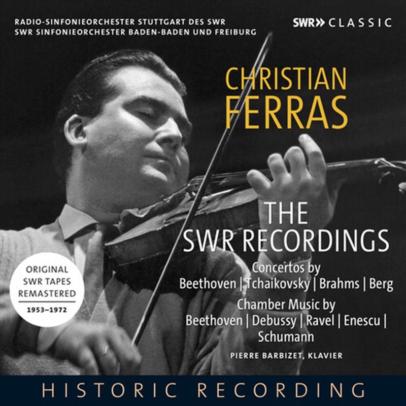 Christian Ferras Plays Violin/Product Detail/Classical