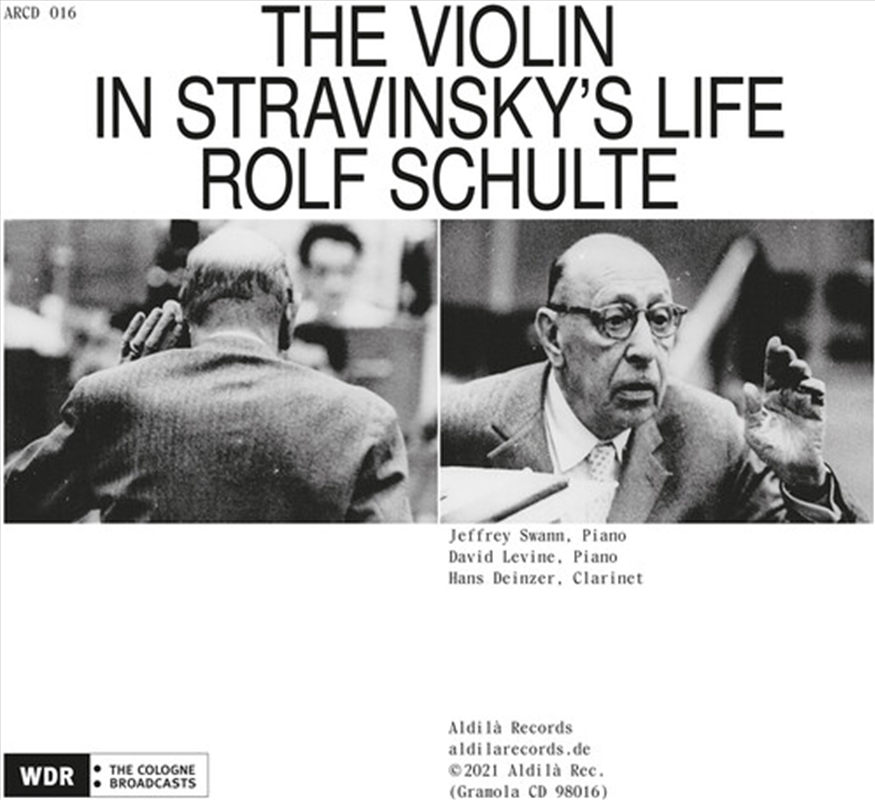 Violin In Stravinskys Life/Product Detail/Classical