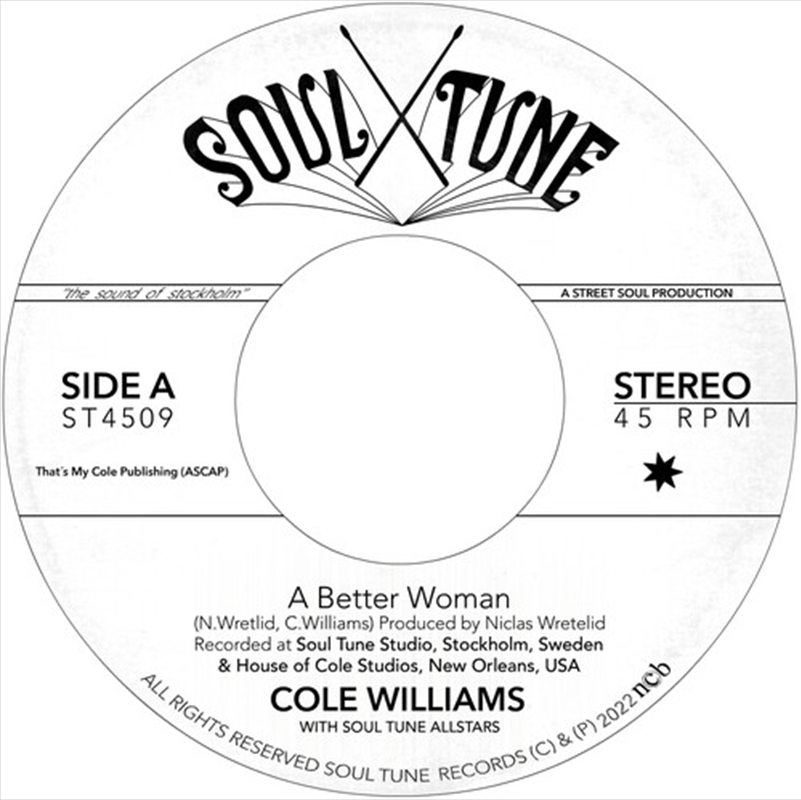 Better Woman B/W Organize/Product Detail/R&B
