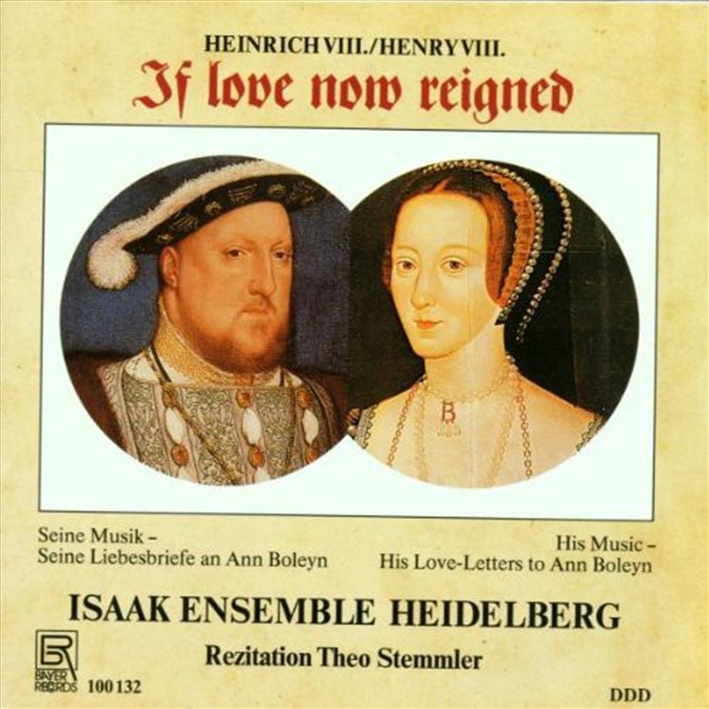 Henry Viii: If Love Now Reigne/Product Detail/Classical