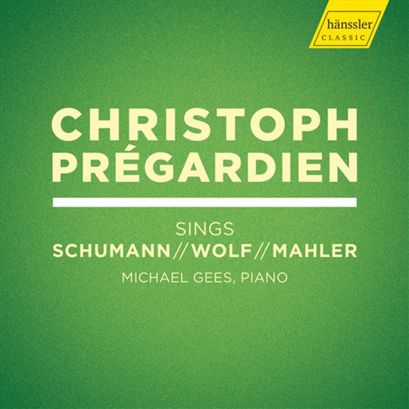 Christoph Pregardien Sings Sch/Product Detail/Classical