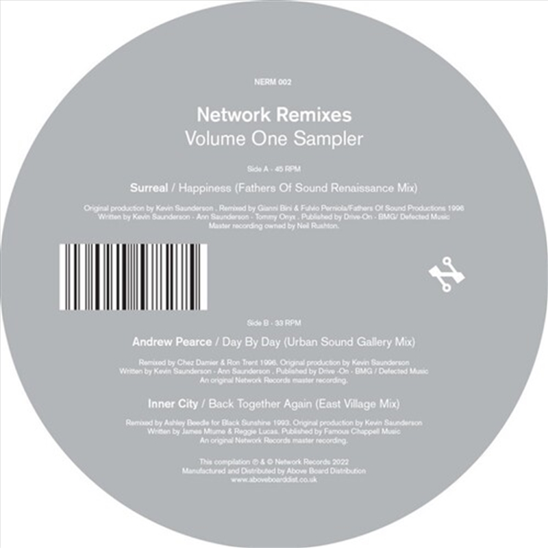 Network Remixes: Volume One Sampler (Various Artists)/Product Detail/Dance