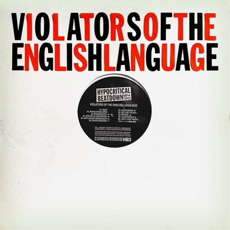 Violators Of The English Langu/Product Detail/Rap