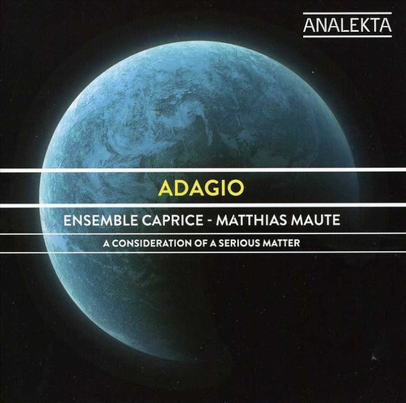 Adagio: A Consideration Of A Serious Matter/Product Detail/Classical