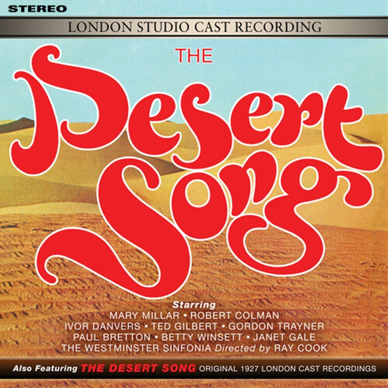 Desert Song: London Studio Cas/Product Detail/Rock