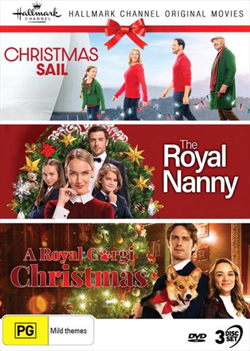 Hallmark Christmas - Christmas Sail / The Royal Nanny / A Royal Corgi Christmas - Collection 29/Product Detail/Drama