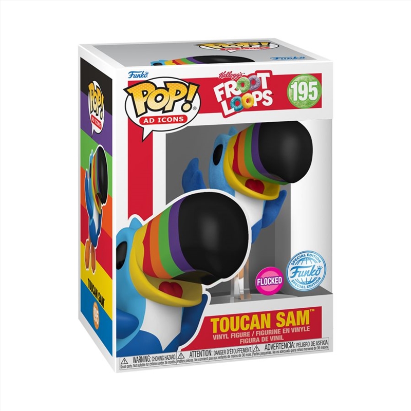 Kelloggs - Toucan Sam (Flying) US Exclusive Flocked Pop! Vinyl [RS]/Product Detail/Standard Pop Vinyl