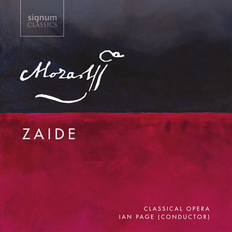 Mozart: Zaide K 344/Product Detail/Classical