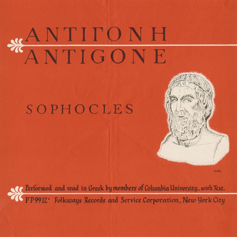 Antigone: Sophocles: In The Or/Product Detail/Specialist
