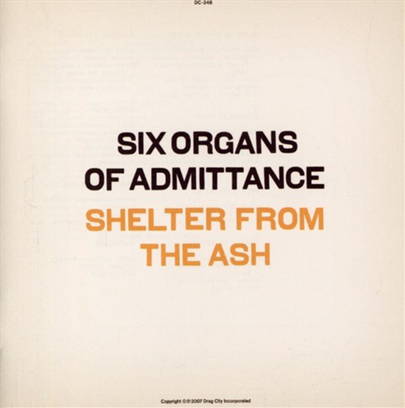 Shelter From The Ash/Product Detail/Rock/Pop