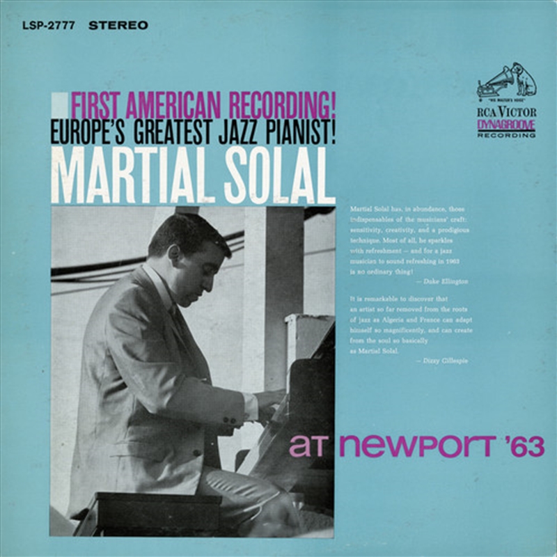 Martial Solal At Newport 63/Product Detail/Jazz
