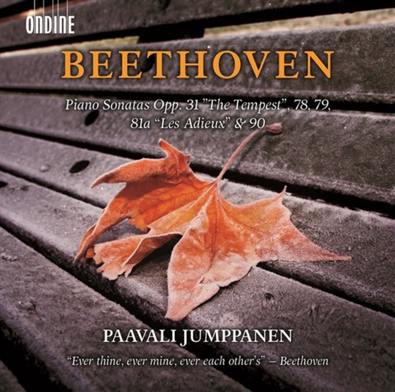 Piano Sonatas Opp. 31 The Tempest 78 79/Product Detail/Classical