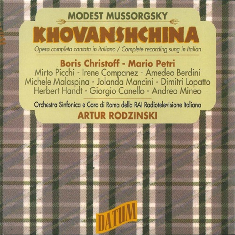 Modest Mussorgsky: Khovanshchi/Product Detail/Classical