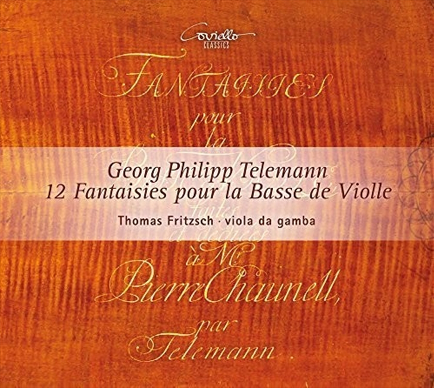 Telemann: 12 Fantaisies Pour La Basse De Violle/Product Detail/Classical