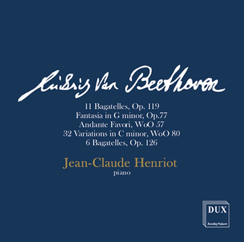 Jean Claude Henriot: Piano Re/Product Detail/Classical