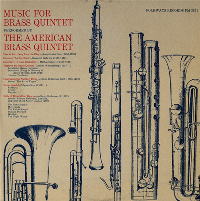 Music For Brass Quintet/Product Detail/Classical