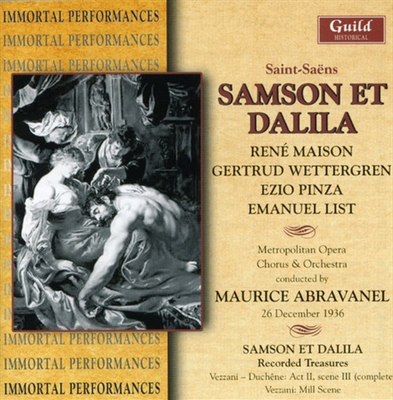 Samson Et Delila 1936/Product Detail/Classical