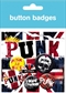 Punk Union Jack Badge 6 Pack