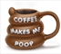 BigMouth Coffee Makes Me Poop Mug