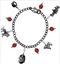 Twilight - Jewellery Charm Bracelet Red Jewel