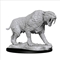 WizKids - Deep Cuts Unpainted Miniatures: Saber-Toothed Tiger