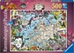 European Map Quirky Circus Puzzle 500pc