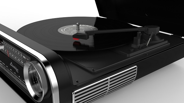 Buy Black Retro Turntable Vinyl Player now!