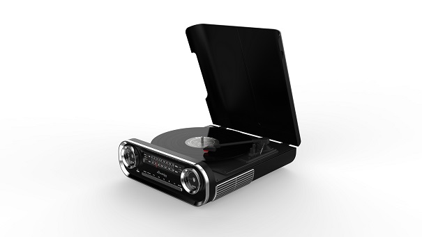 Buy Black Retro Turntable Vinyl Player now!