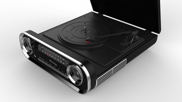 Buy Black Retro Turntable Vinyl Player now!