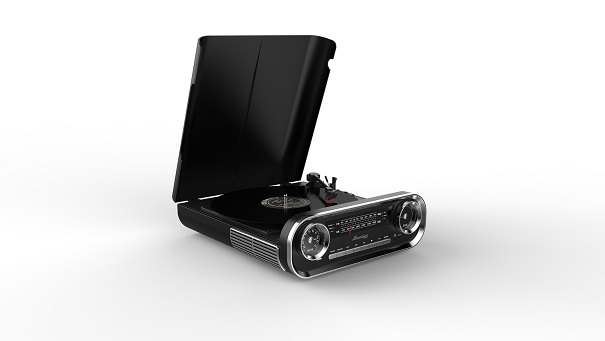 Buy Black Retro Turntable Vinyl Player now!