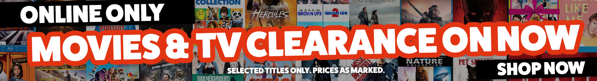 Shop All Movies & TV Shows Priced To Clear